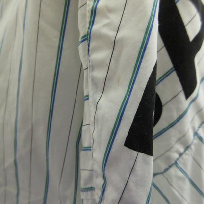 Balenciaga New Swing Shirt Long Sleeve Bowtie Striped Logo Print Oversize S 34 — view 8