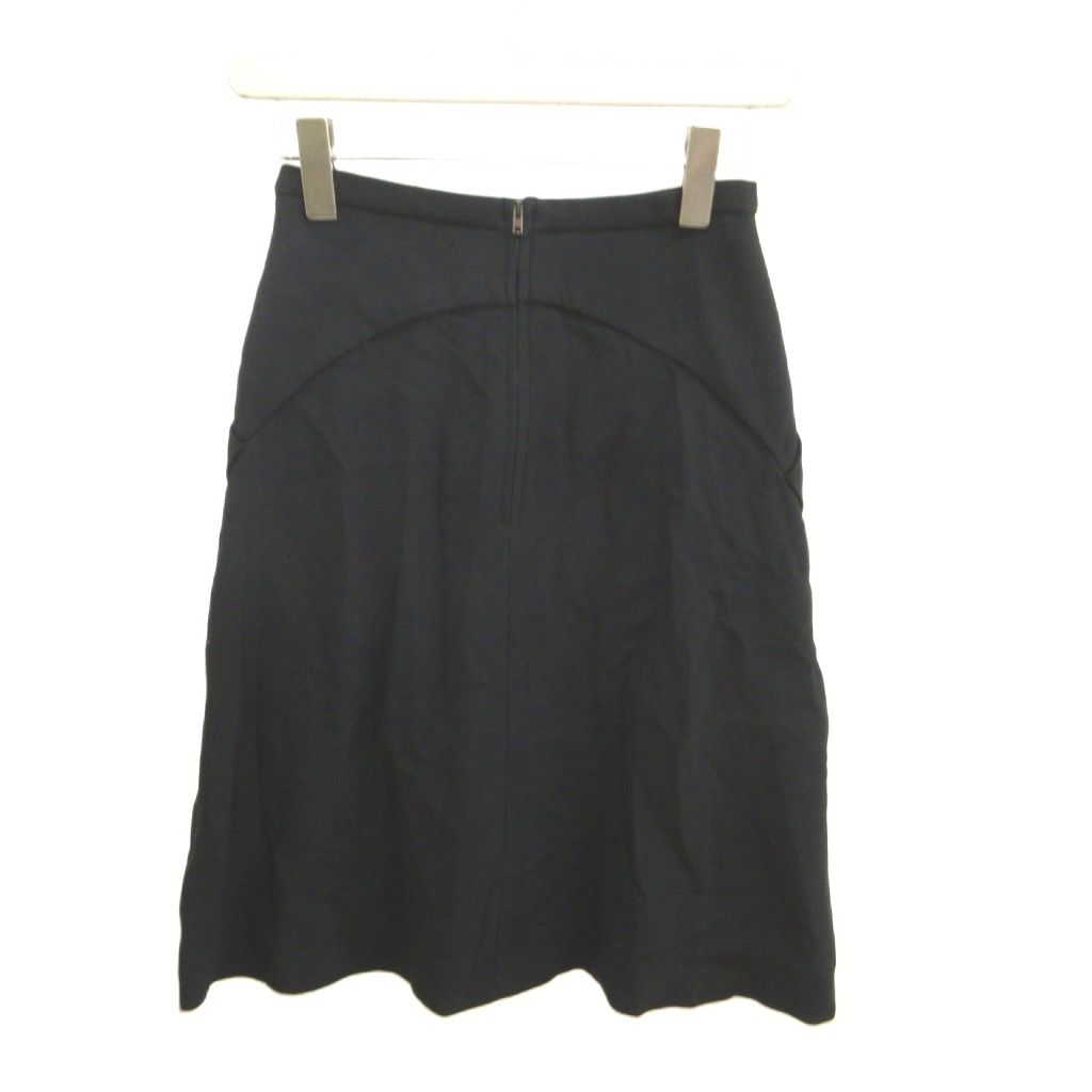 Miu Miu Miu Skirt Flare Black Knee-length KK 36 — view 2