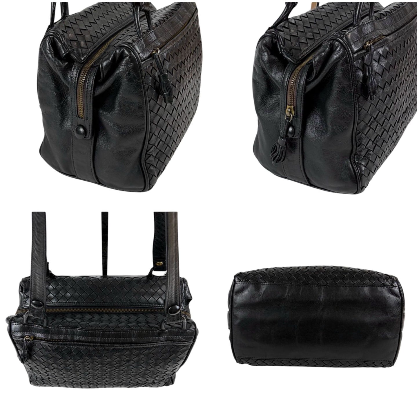 Bottega Veneta Intrecciato Leather Shoulder Bag — view 3