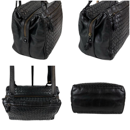 Bottega Veneta Intrecciato Leather Shoulder Bag — view 3