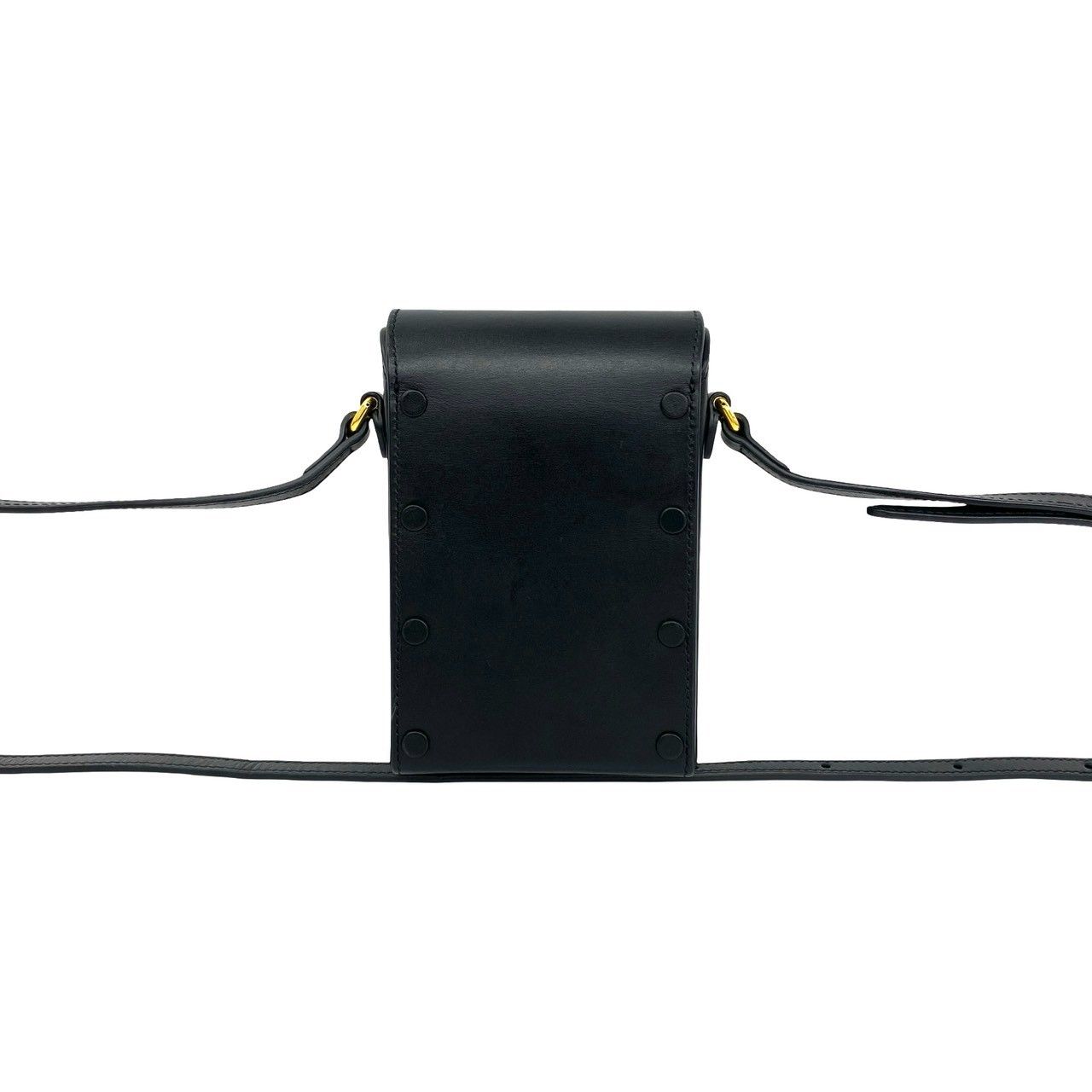 Gucci Horsebit Leather Mini Shoulder Bag Pochette Cross Black — view 3