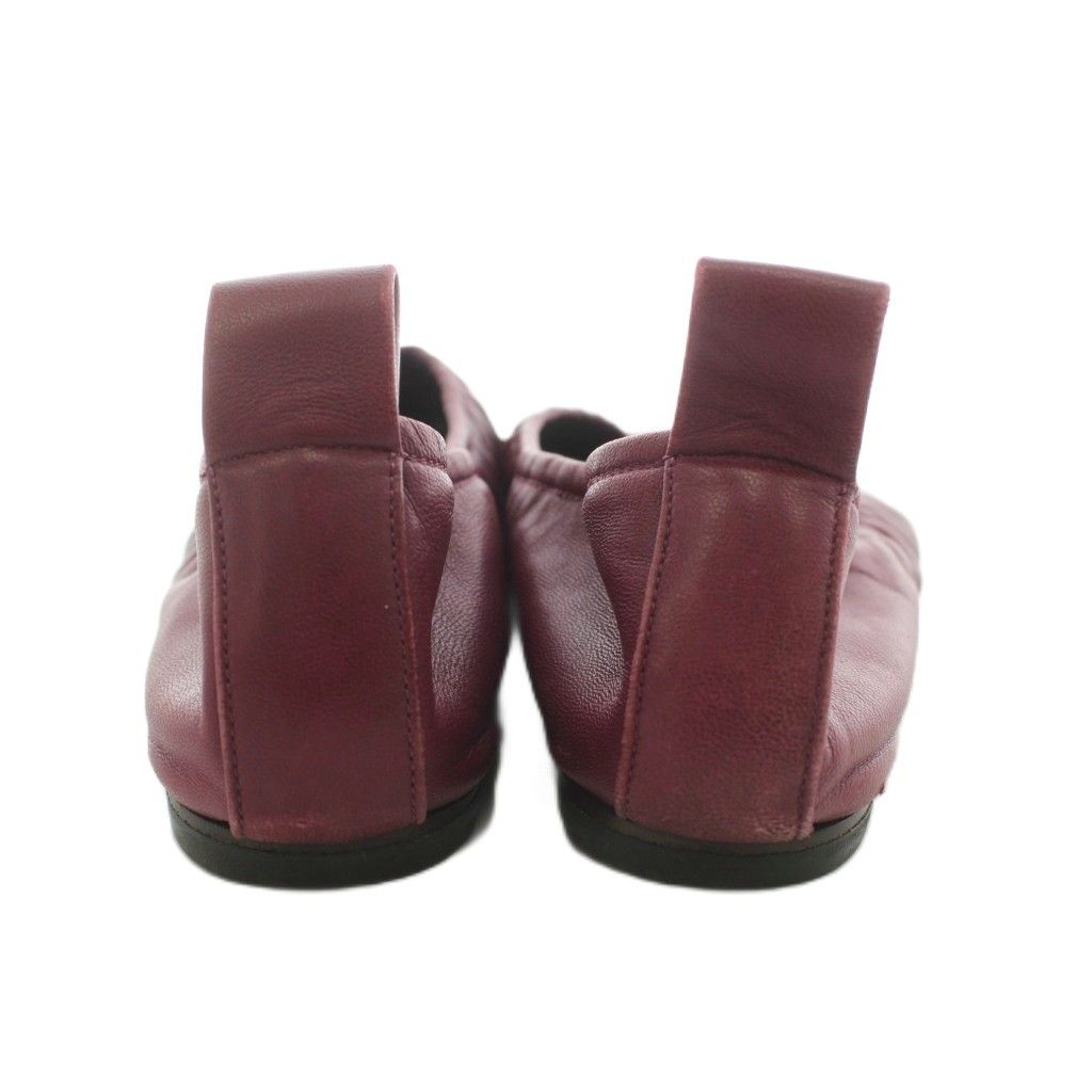 Celine Ballet Shoes Leather Purple — view 3