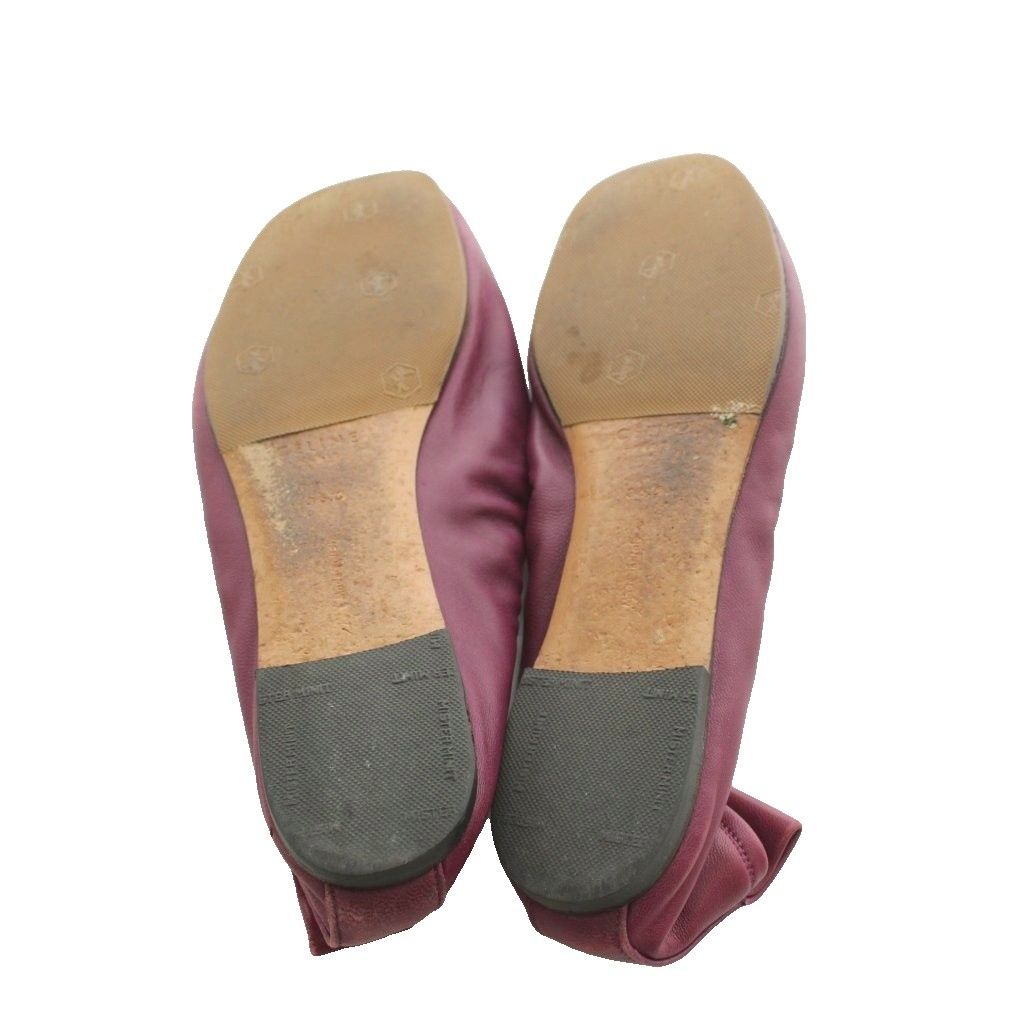 Celine Ballet Shoes Leather Purple — view 5