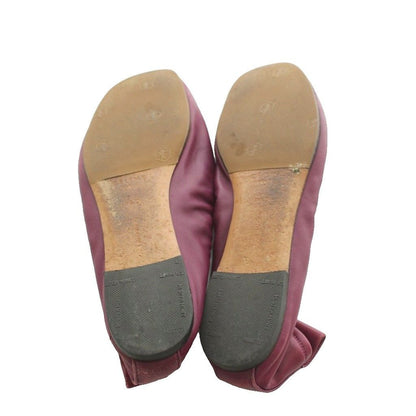 Celine Ballet Shoes Leather Purple — view 5