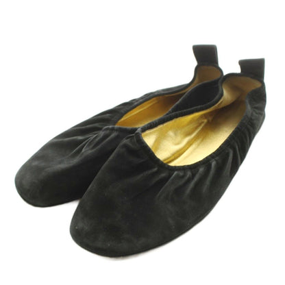 Celine Ballet Shoes Suede Black