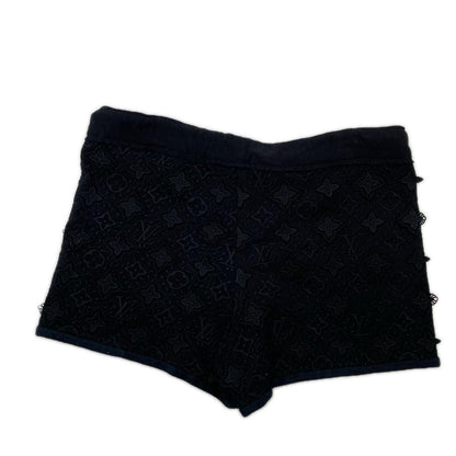 Louis Vuitton Monogram Navy Knit Shorts XS — view 2