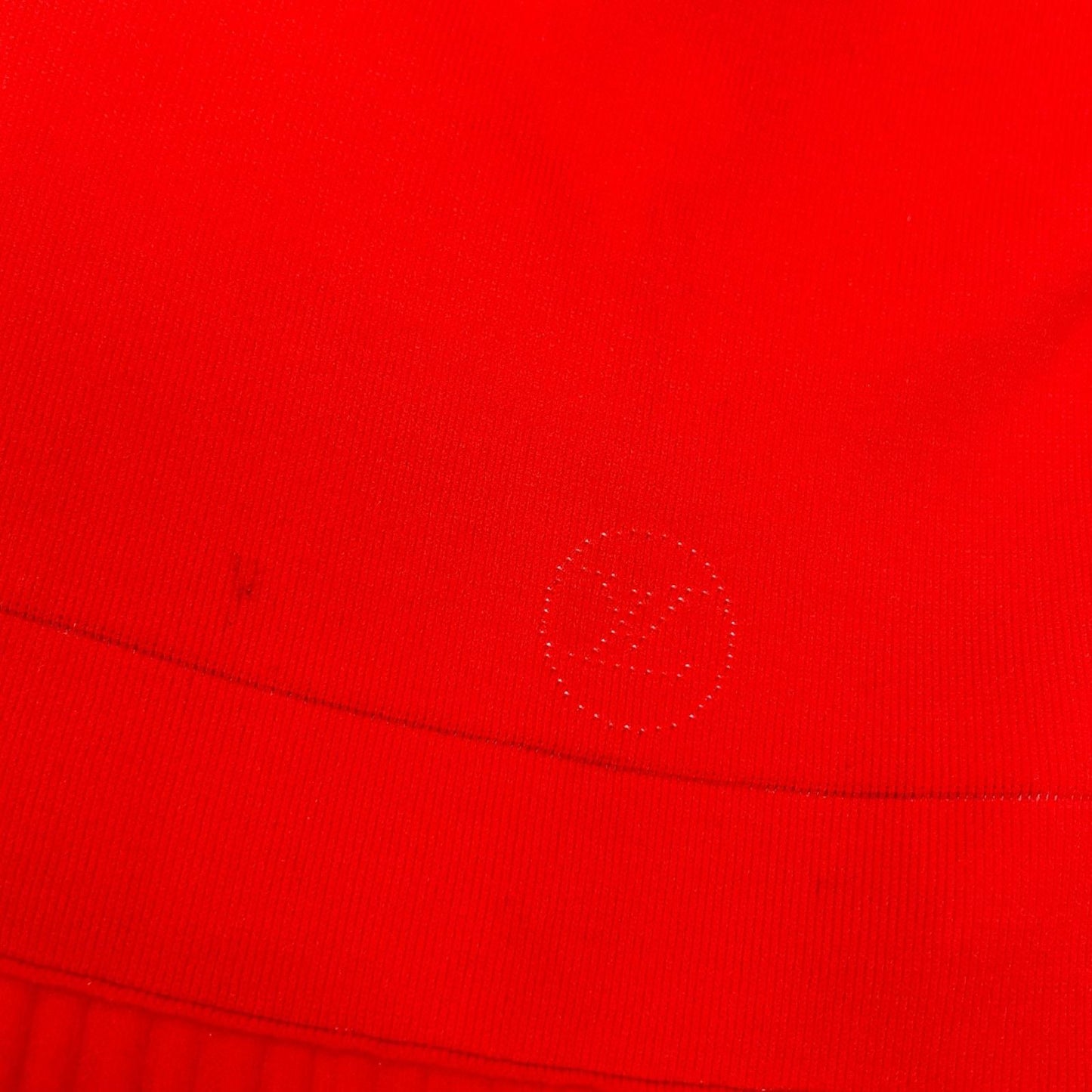 Louis Vuitton Red LV Circle Embroidery Sleeveless Rib Knit Dress XS — view 6