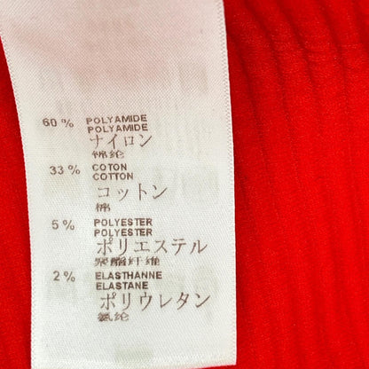 Louis Vuitton Red LV Circle Embroidery Sleeveless Rib Knit Dress XS — view 5