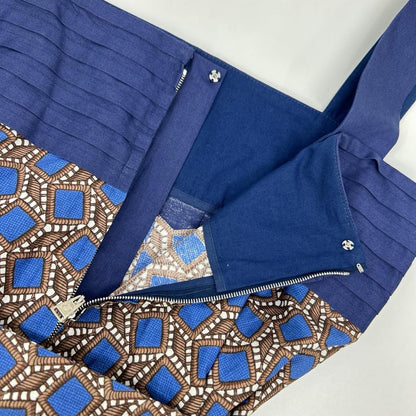 Louis Vuitton Geometric Print Waist Belt Cami Dress XS — view 6