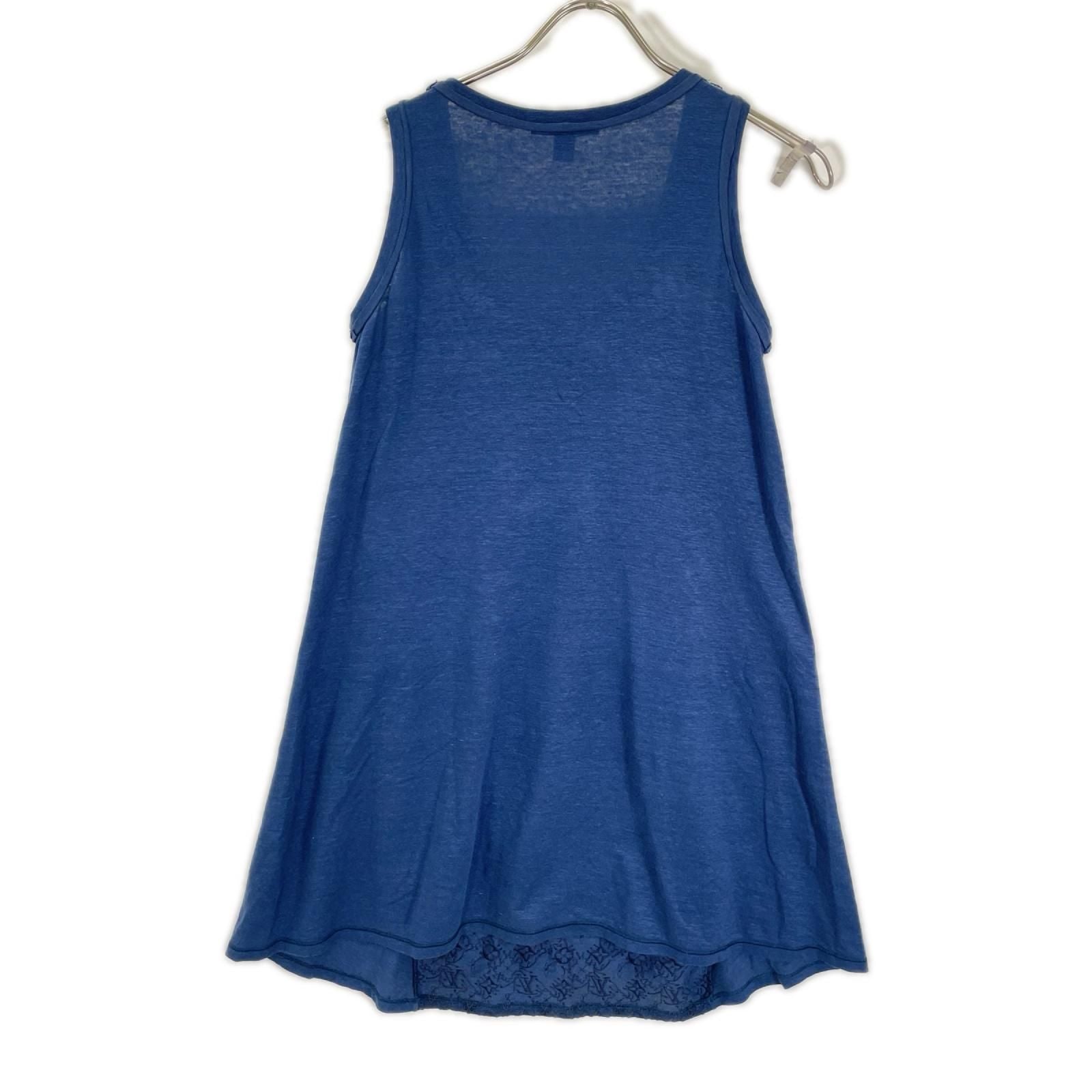 Louis Vuitton Navy Blue Monogram Lace Dress XS — view 2