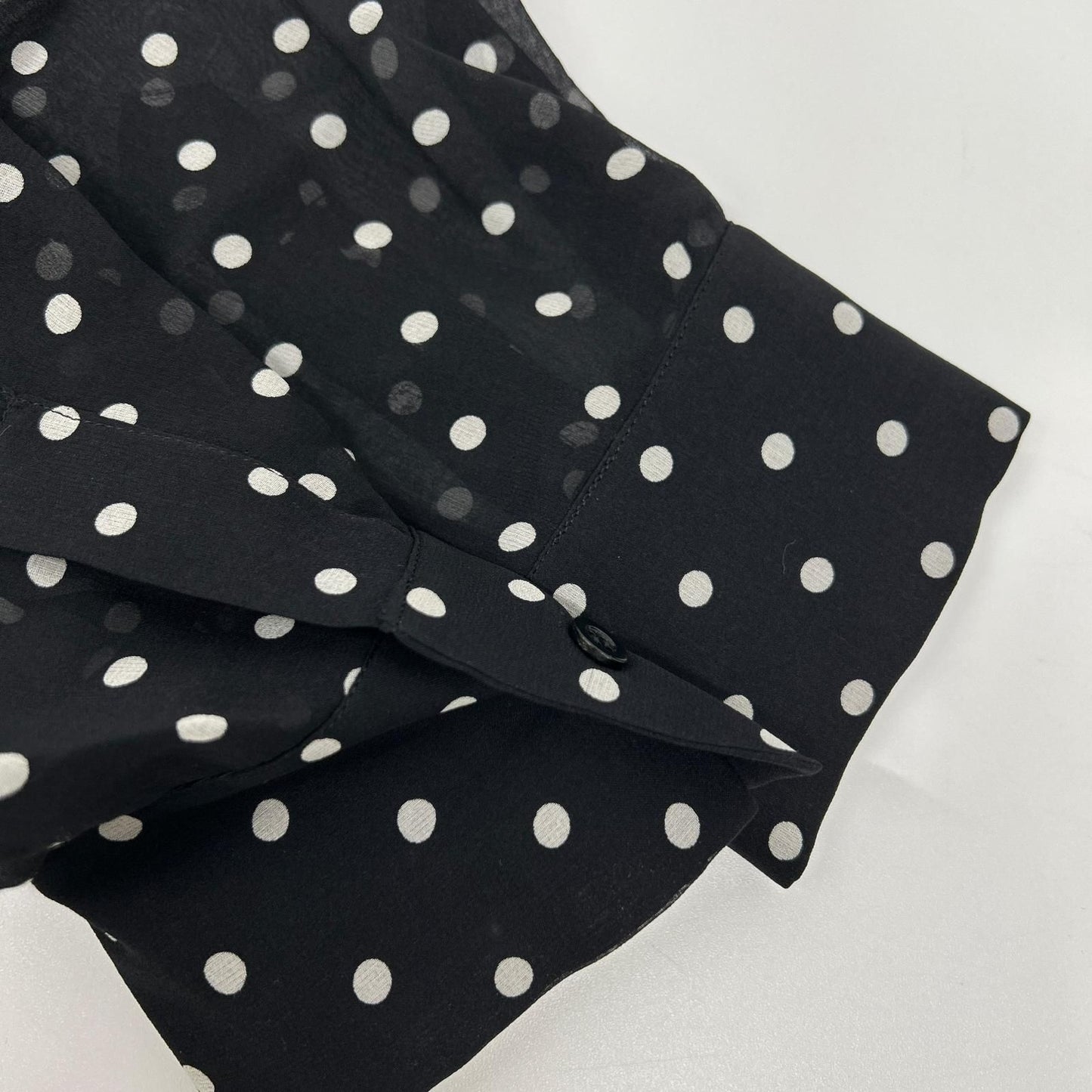Dior Bee Embroidery Silk Dot Jumpsuit 34 — view 6