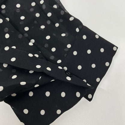 Dior Bee Embroidery Silk Dot Jumpsuit 34 — view 6