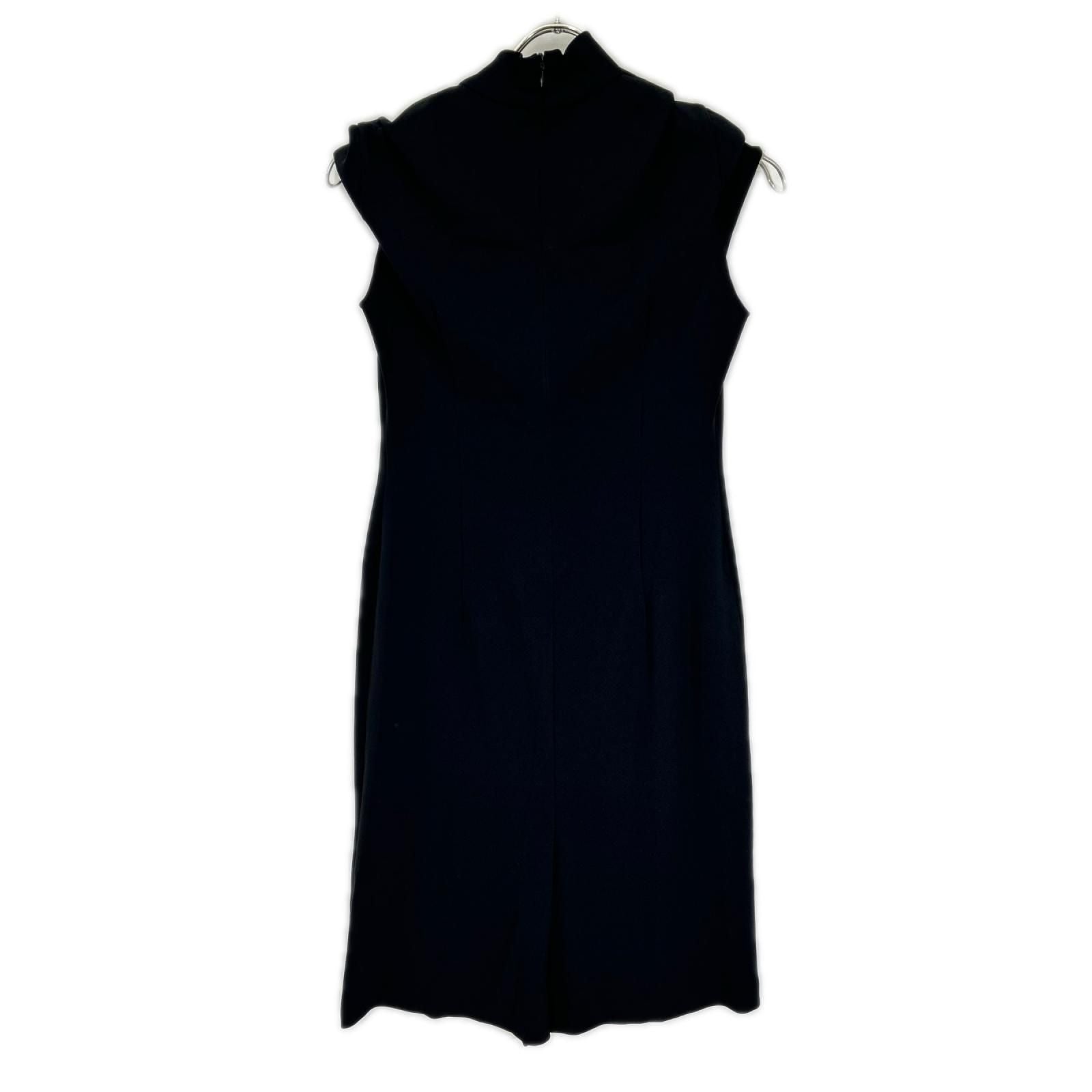 Max Mara Black Back Zip Dress 34 — view 2