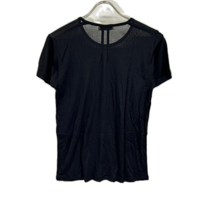 Saint Laurent Paris Black Silk Star Top — view 2