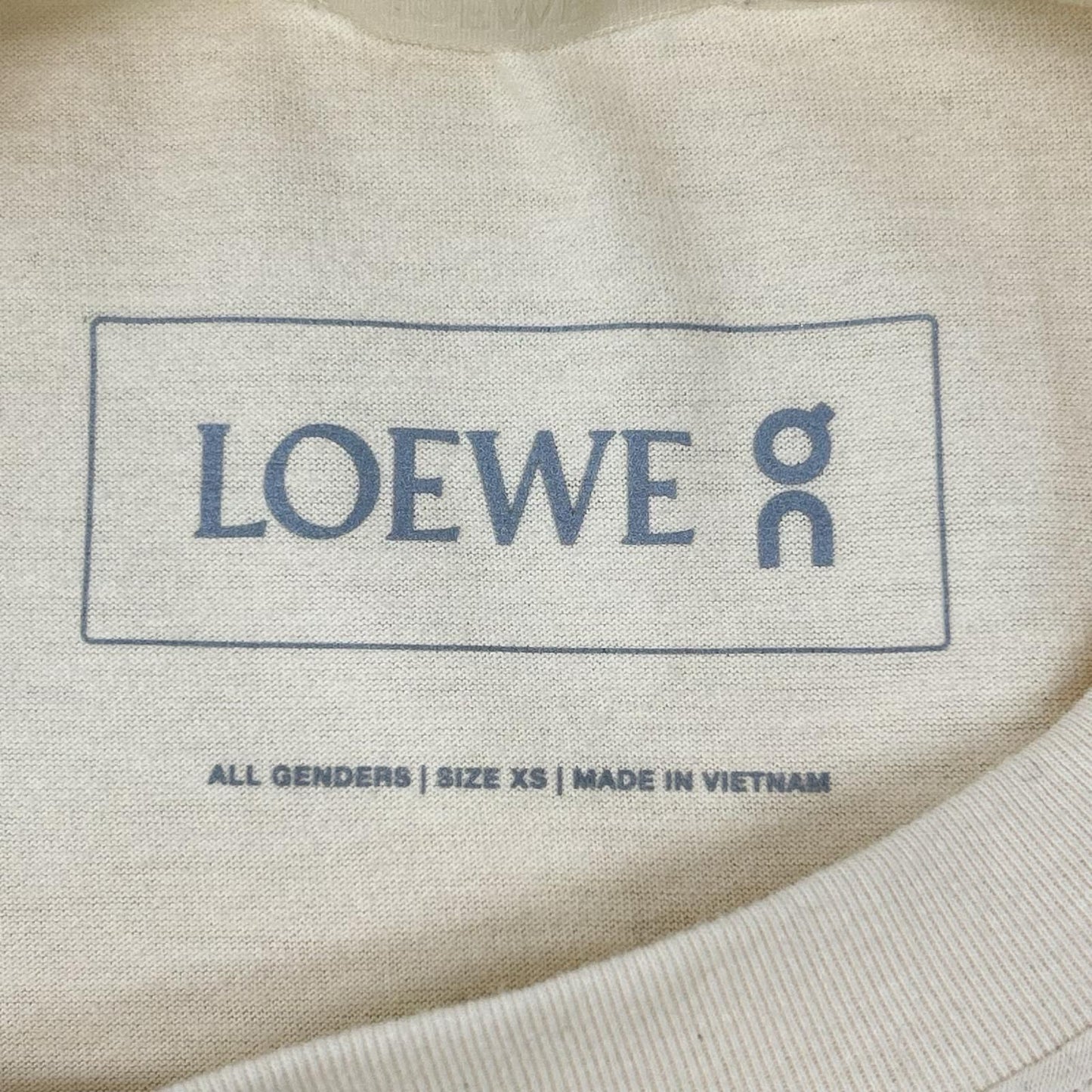 Loewe on Beige Active T-Shirt XS — view 3