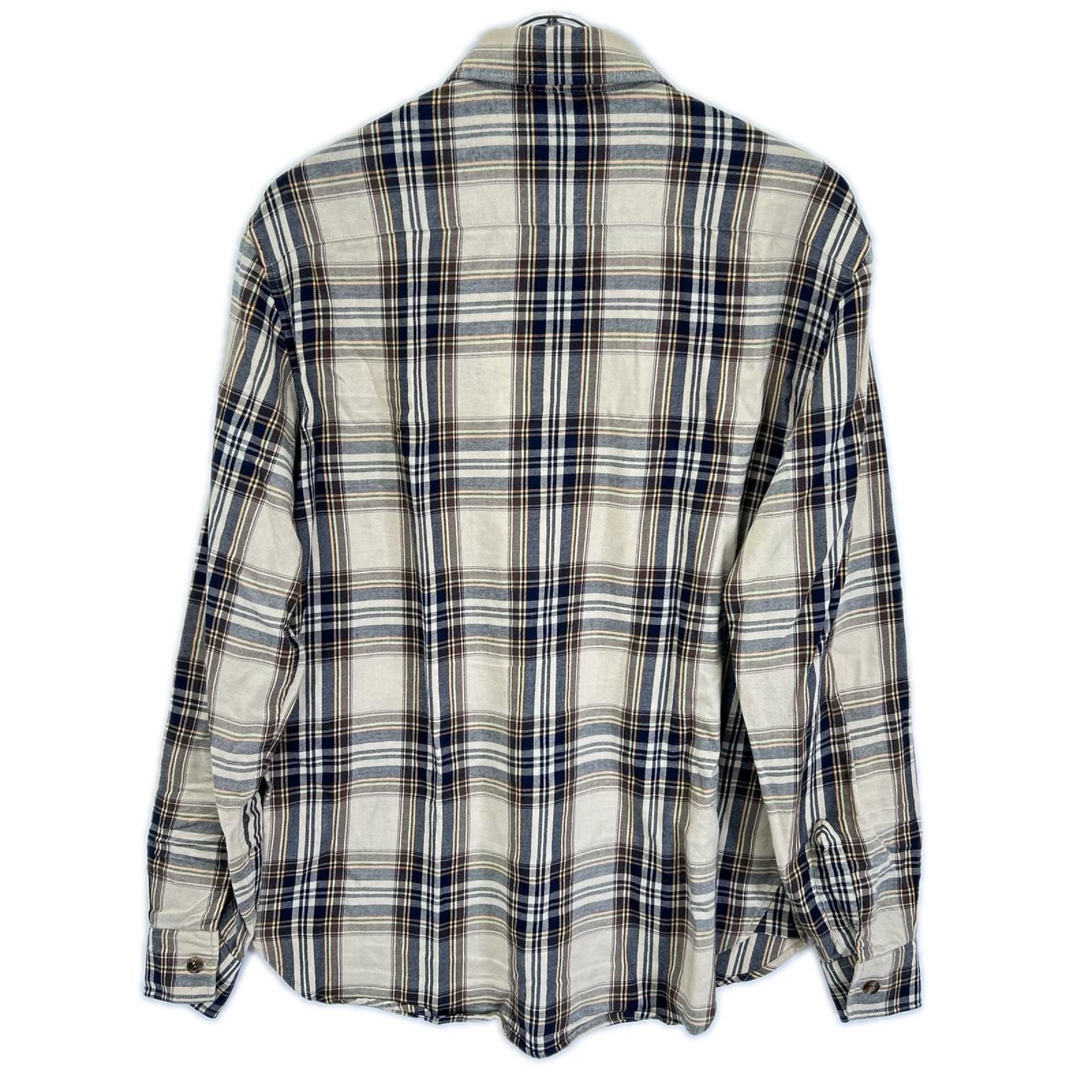 Saint Laurent Paris Brown Beige Cassandra Lavalliere Shirt — view 2