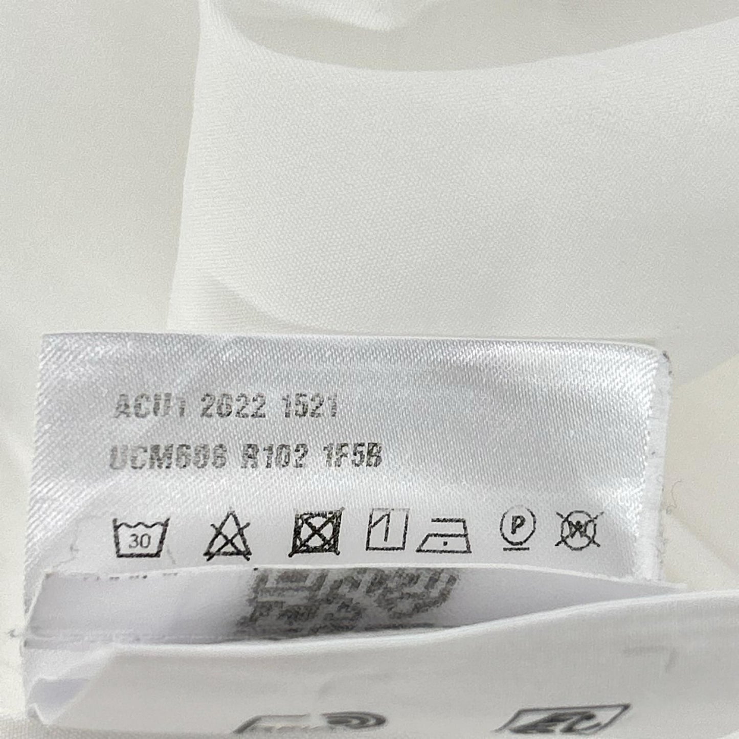 Prada White Stretch Poplin Shirt 38/15 — view 5