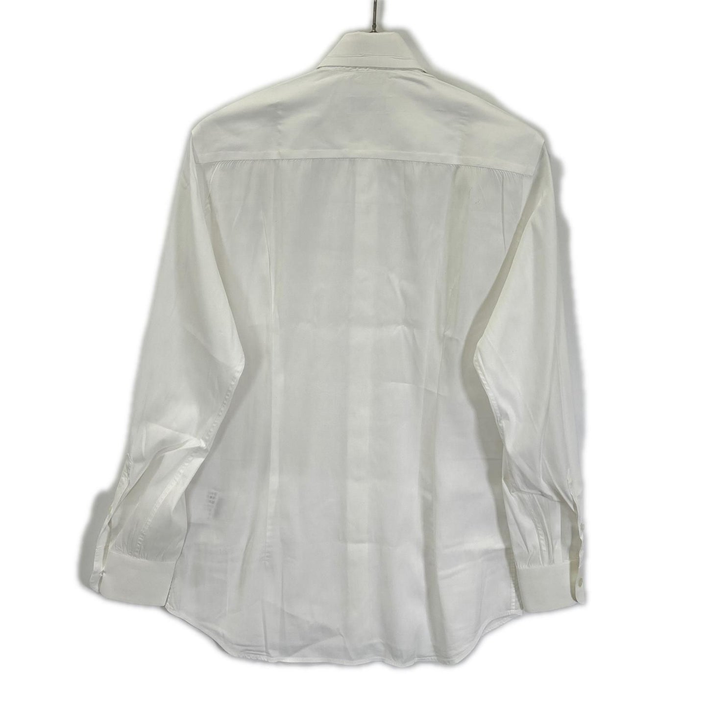 Prada White Cotton Long Sleeve Shirt 38/15 — view 2