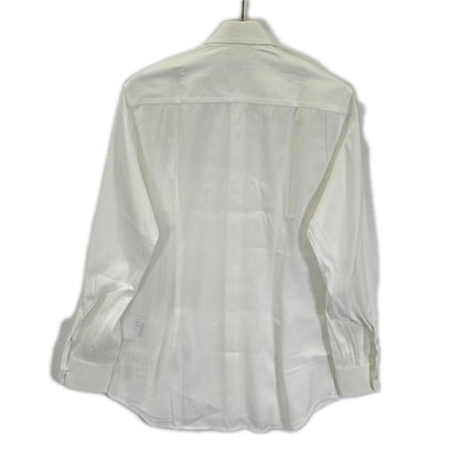 Prada White Cotton Long Sleeve Shirt 38/15 — view 2