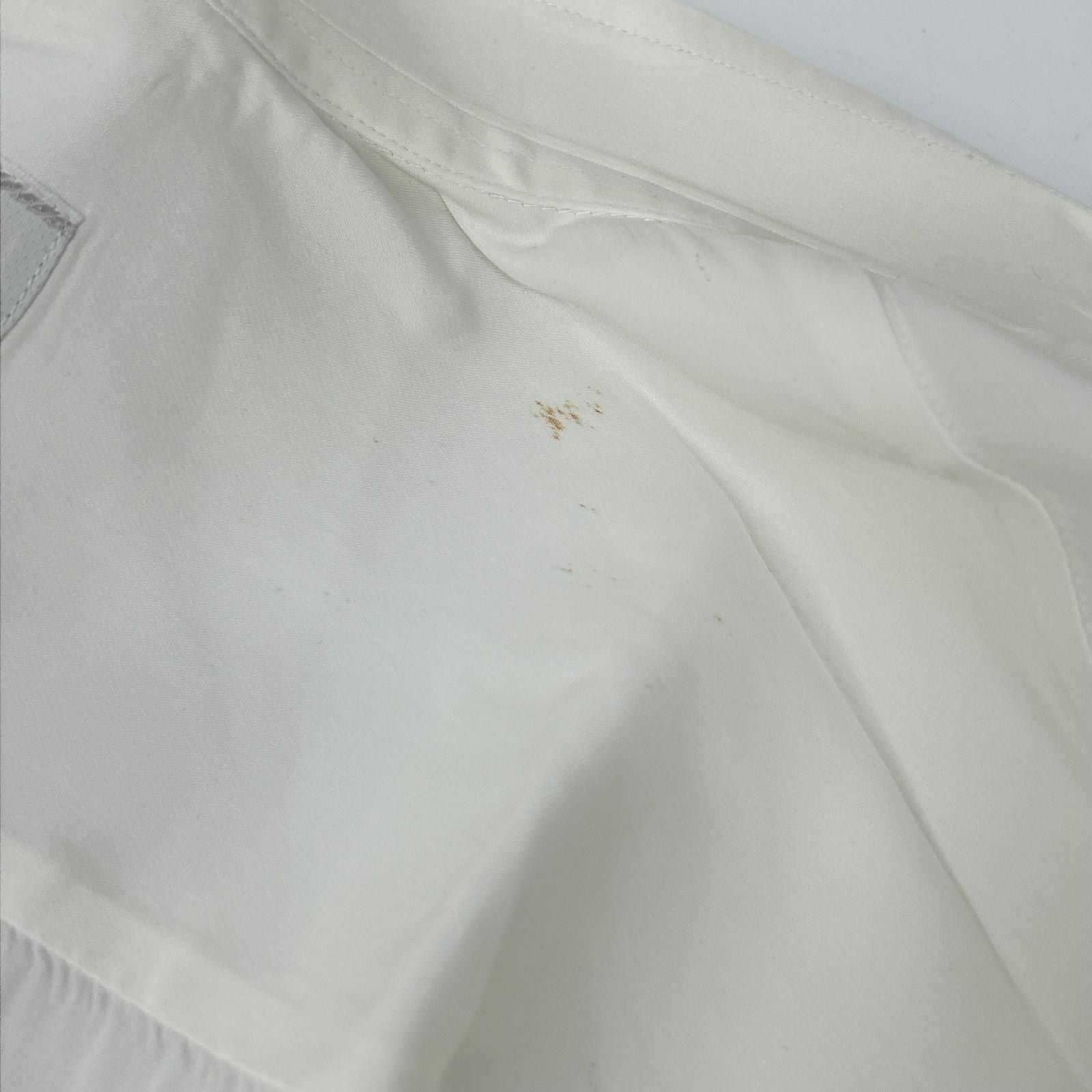 Prada White Cotton Long Sleeve Shirt 38/15 — view 8
