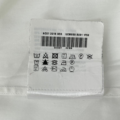 Prada White Cotton Long Sleeve Shirt 38/15 — view 6