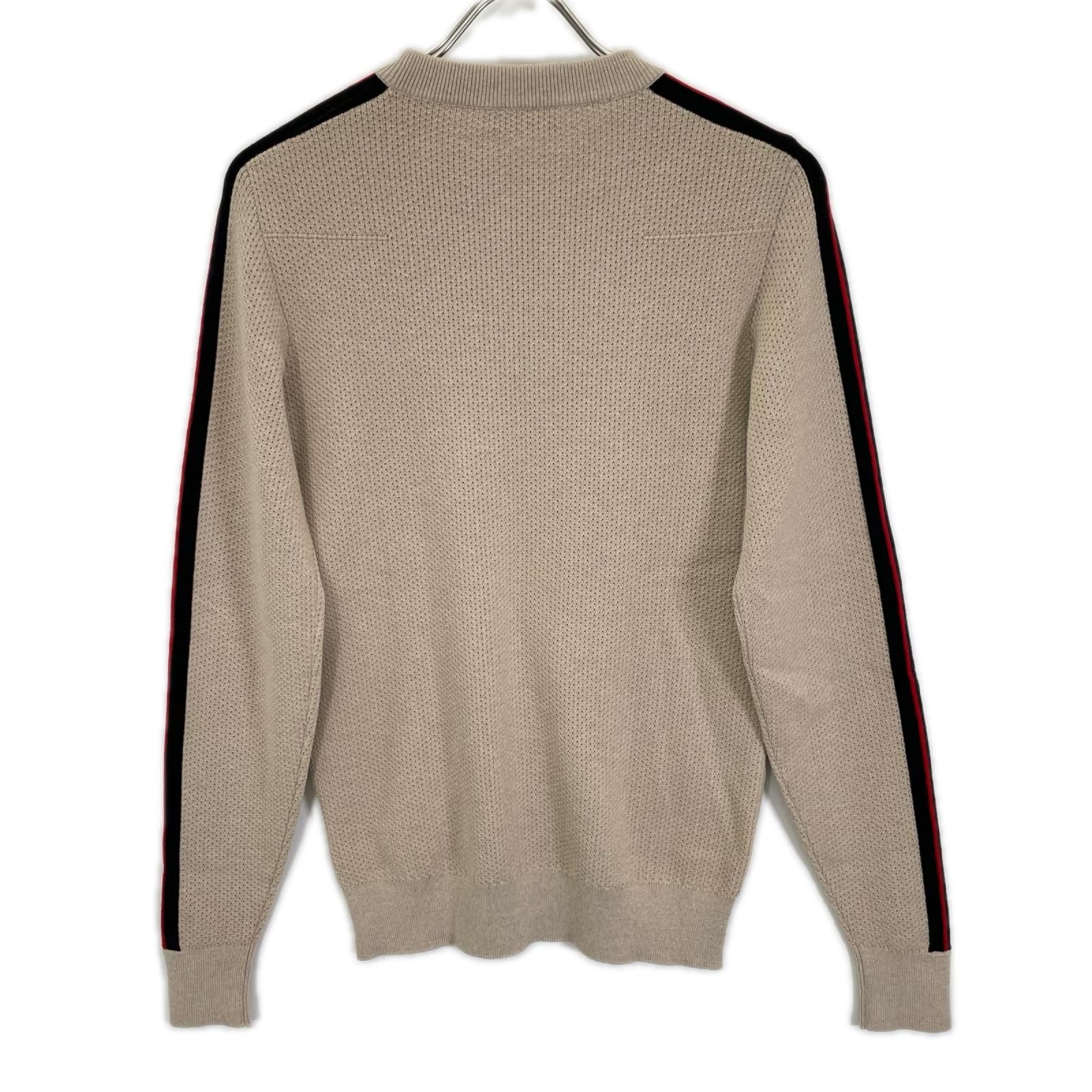 Dior Homme Kris Van Assche Era Beige Trimmed Knit Sweater XS — view 2