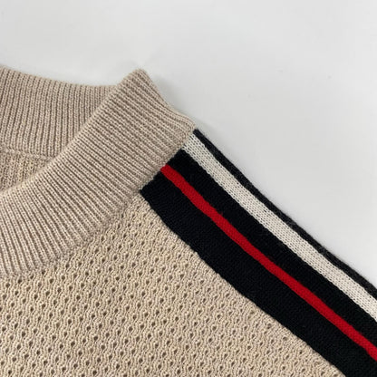 Dior Homme Kris Van Assche Era Beige Trimmed Knit Sweater XS — view 8