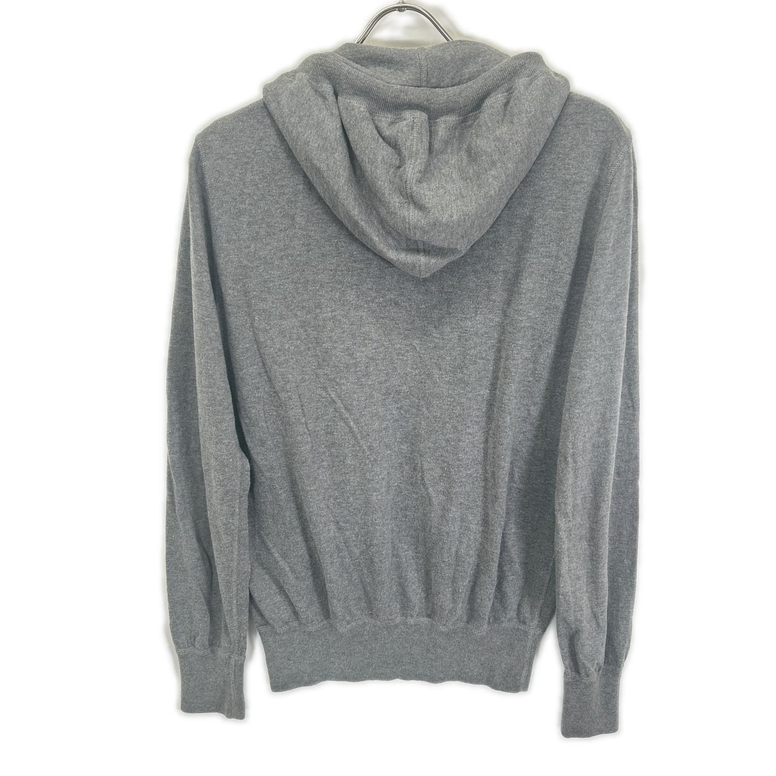 Dolce & Gabbana Gray Cotton Cashmere Zip Up Jacket 46 — view 2