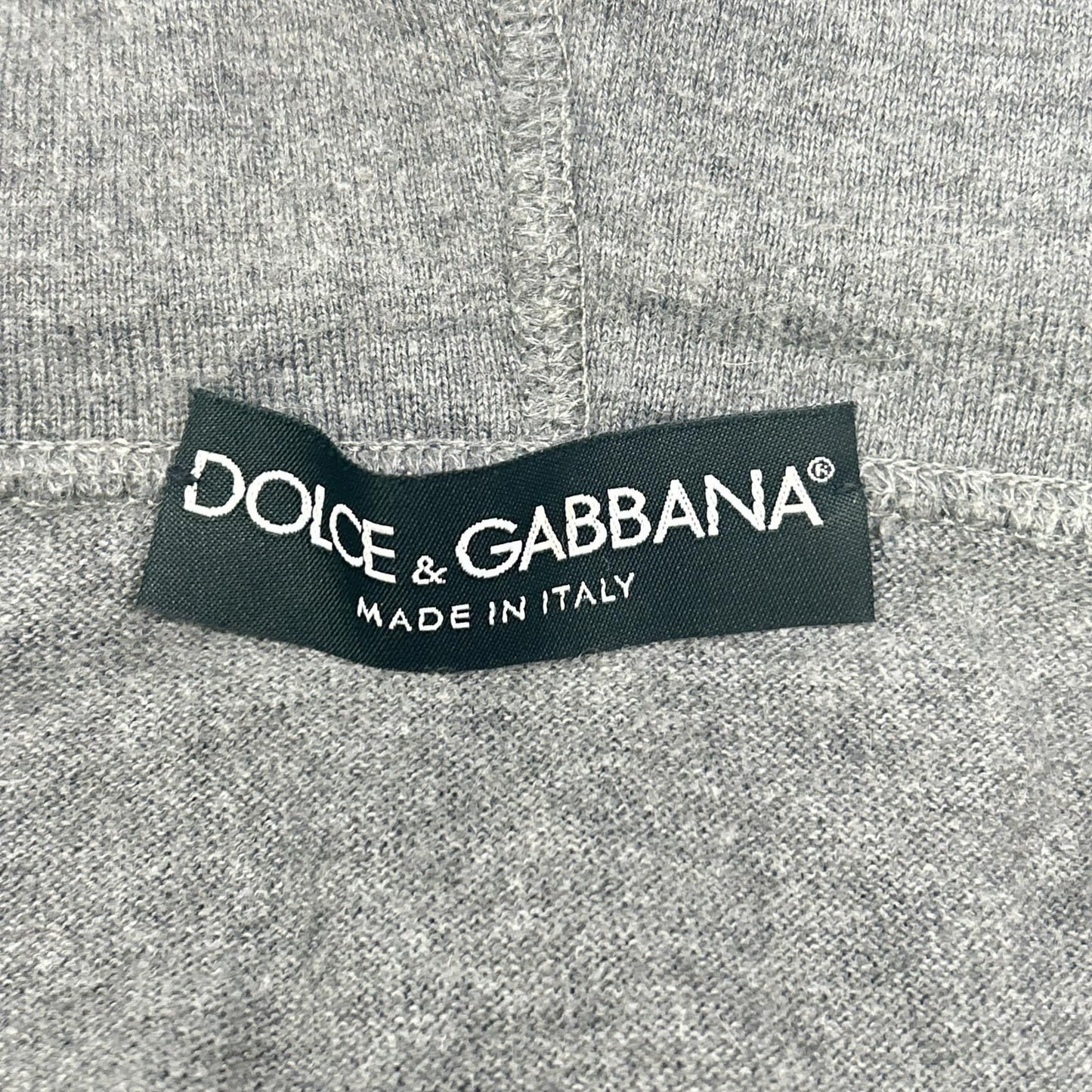 Dolce & Gabbana Gray Cotton Cashmere Zip Up Jacket 46 — view 4