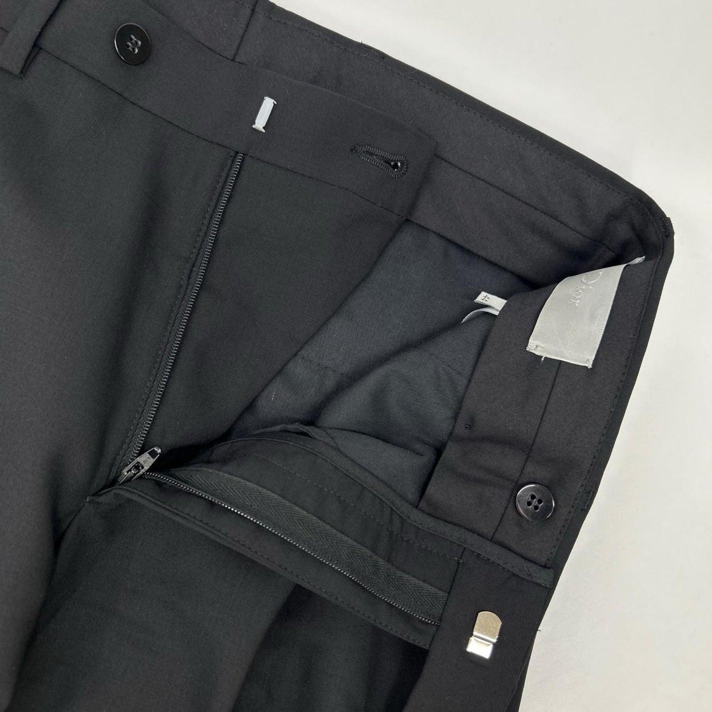 Dior Homme Chris Van Assche Era Black Trousers Pants 44 — view 7