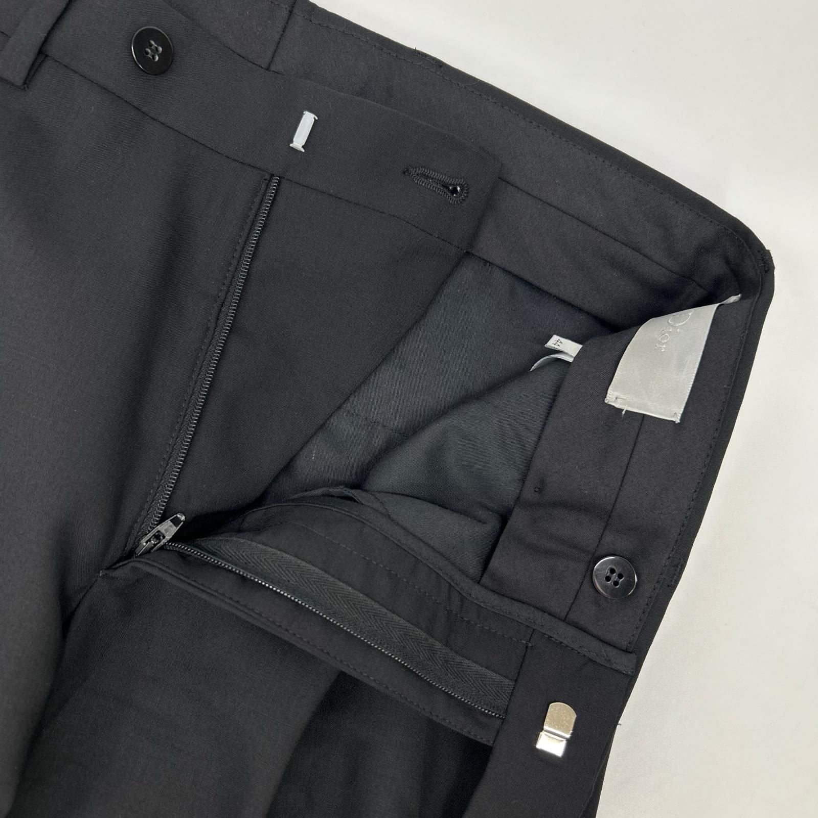 Dior Homme Chris Van Assche Era Black Trousers Pants 44 — view 7