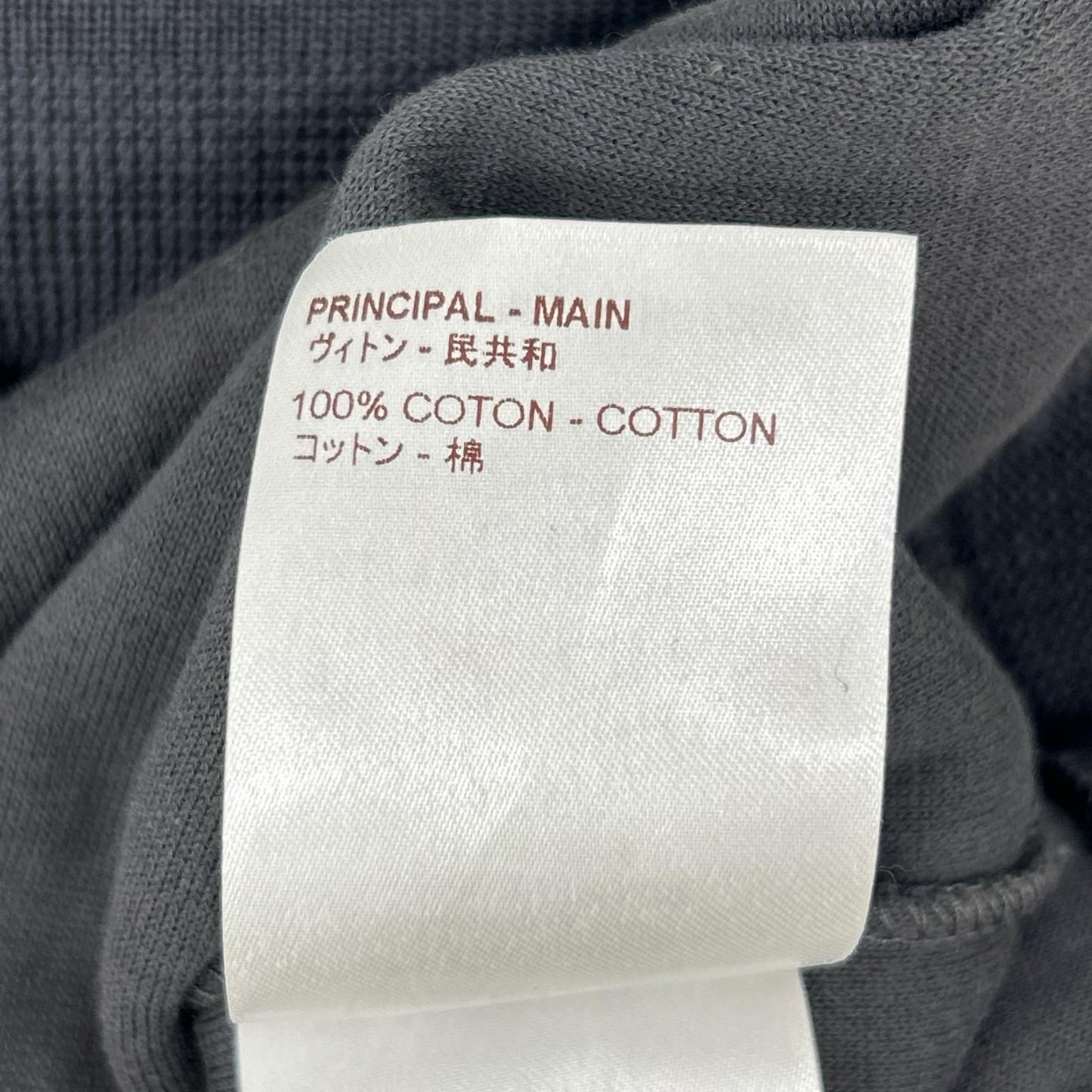 Louis Vuitton Kim Jones Era Gray Pile Knit Sweater XS — view 5