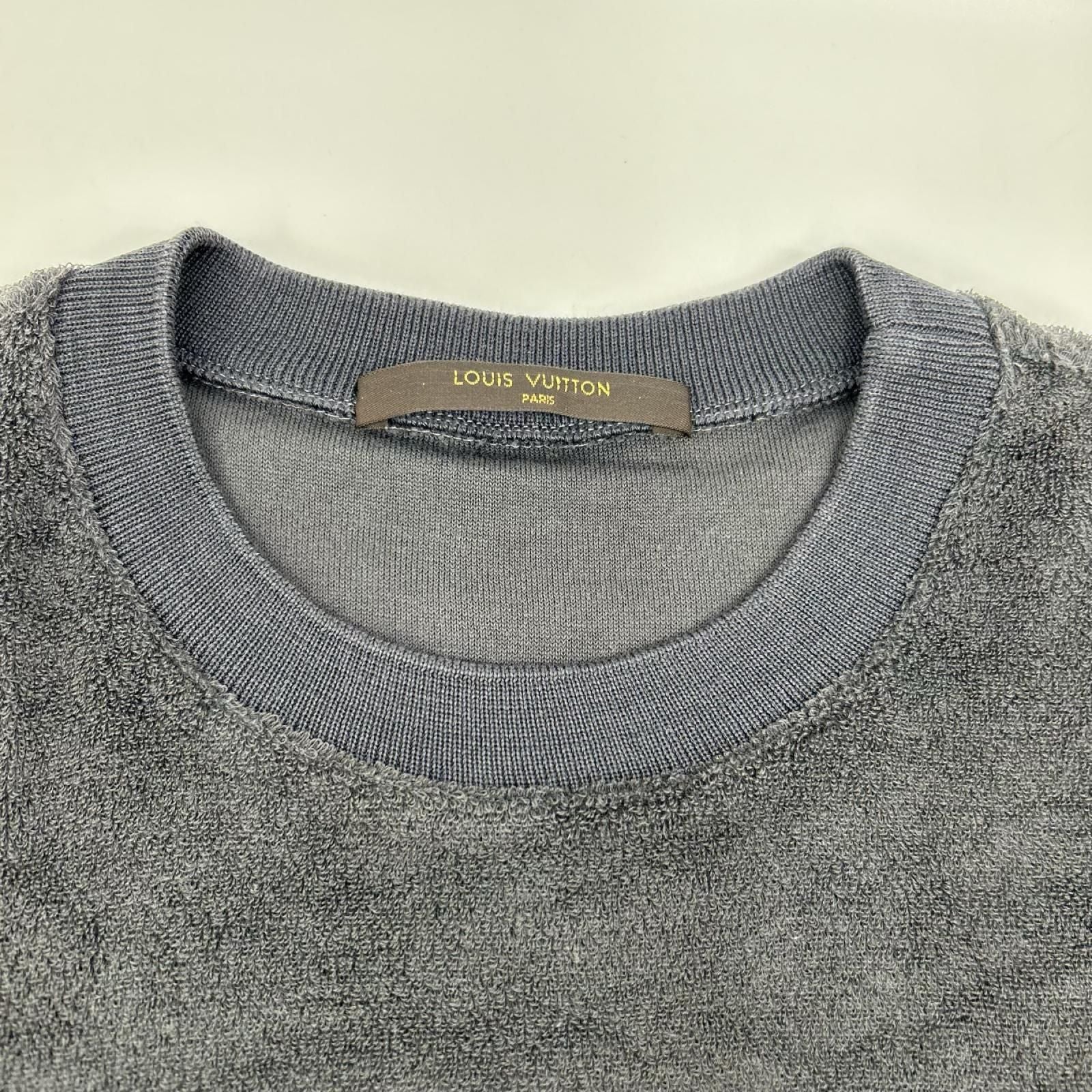 Louis Vuitton Kim Jones Era Gray Pile Knit Sweater XS — view 7