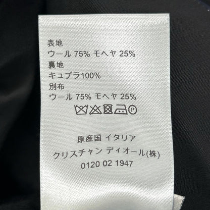 Dior Homme Chris Van Assche Era Black Navy Narrow Lapel Single Jacket 46 — view 5