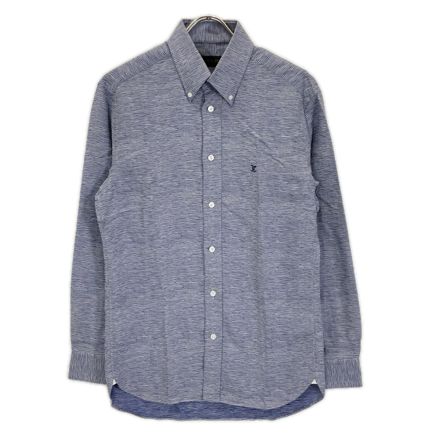 Louis Vuitton Kim Jones Era Epi LV Embroidery Button Down Shirt XS