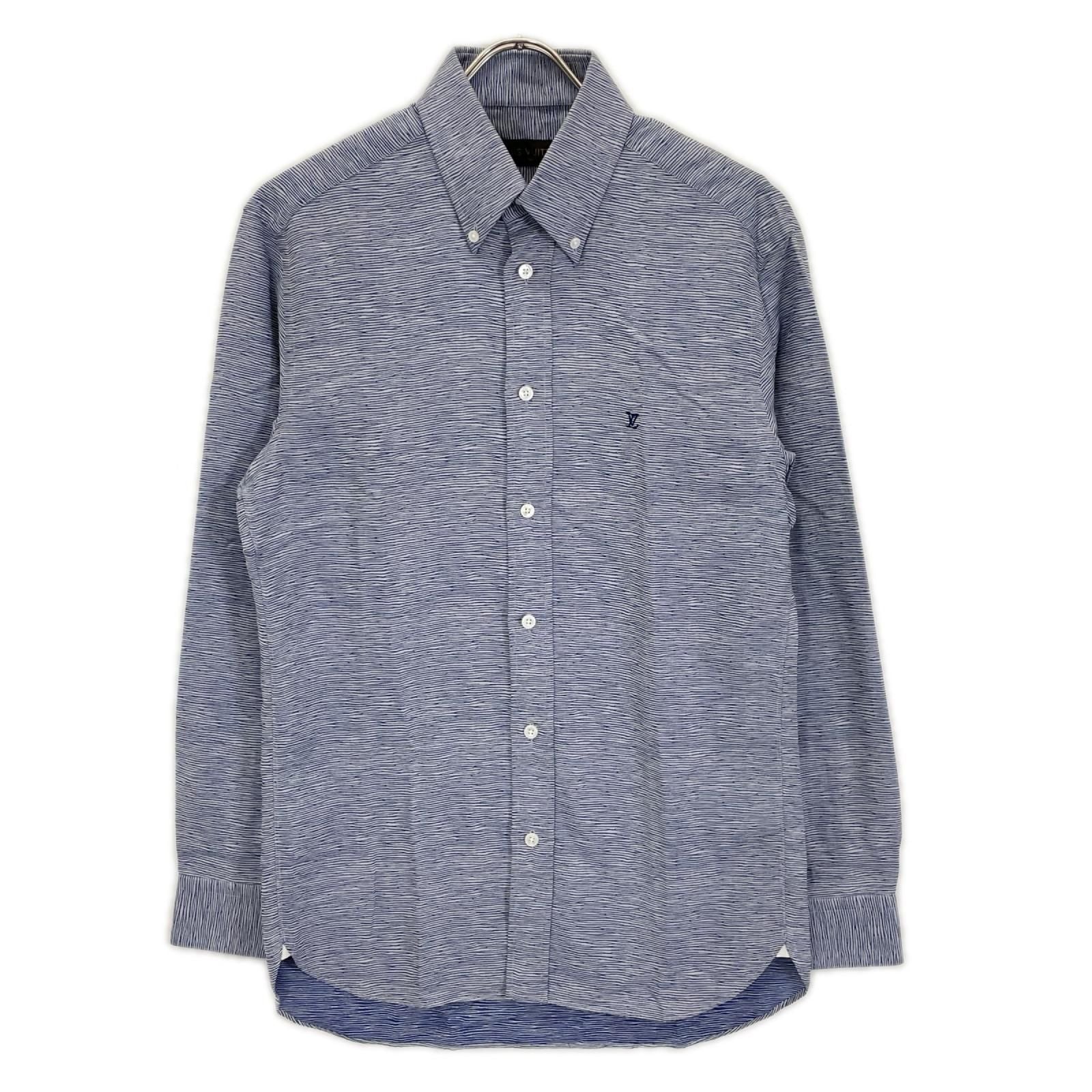 Louis Vuitton Kim Jones Era Epi LV Embroidery Button Down Shirt XS