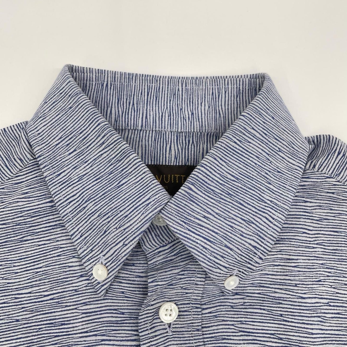 Louis Vuitton Kim Jones Era Epi LV Embroidery Button Down Shirt XS — view 8