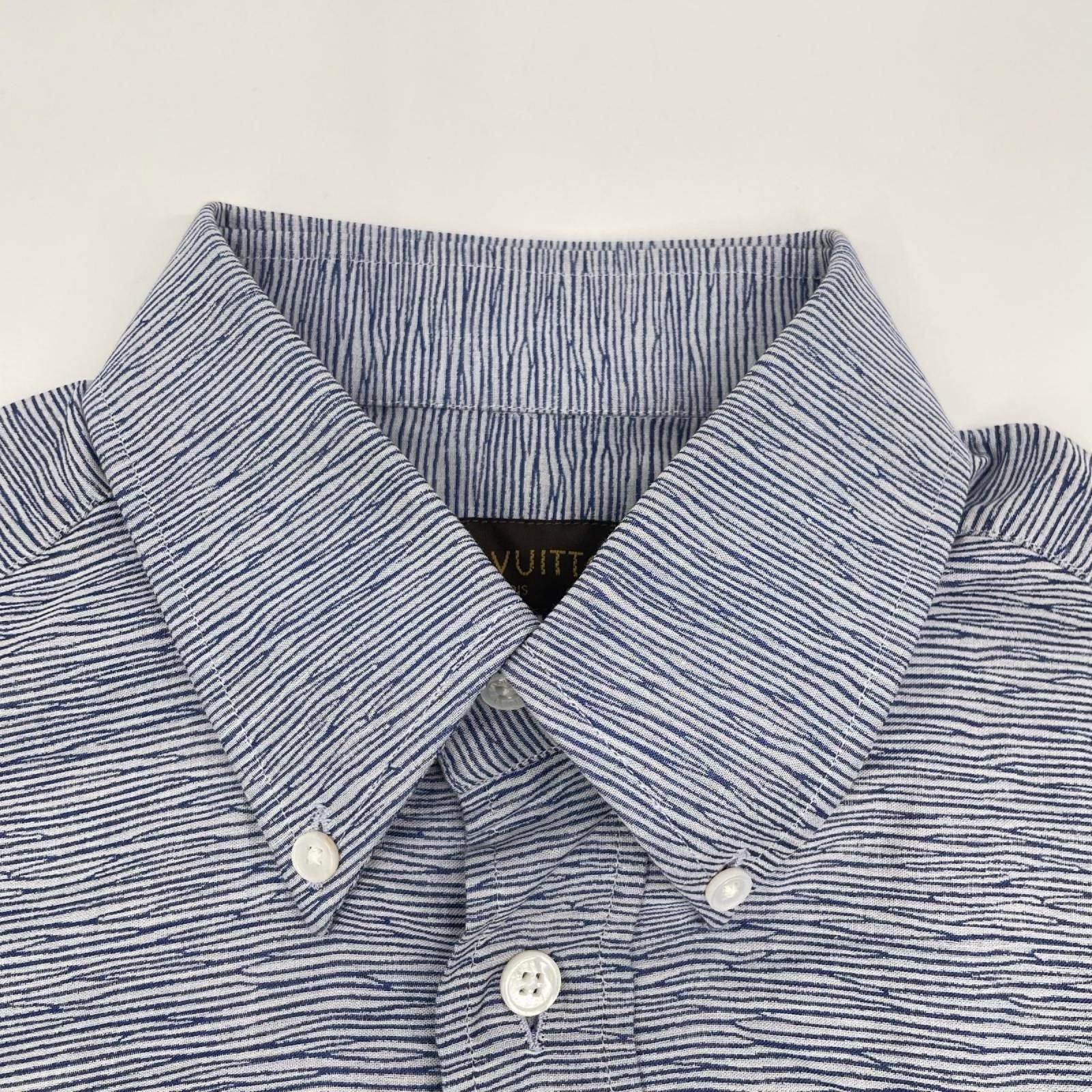 Louis Vuitton Kim Jones Era Epi LV Embroidery Button Down Shirt XS — view 8
