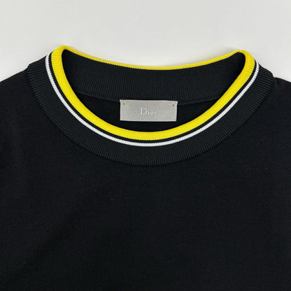 Dior Homme Kris Van Assche Era Black Trimmed Knit Sweater XS — view 5