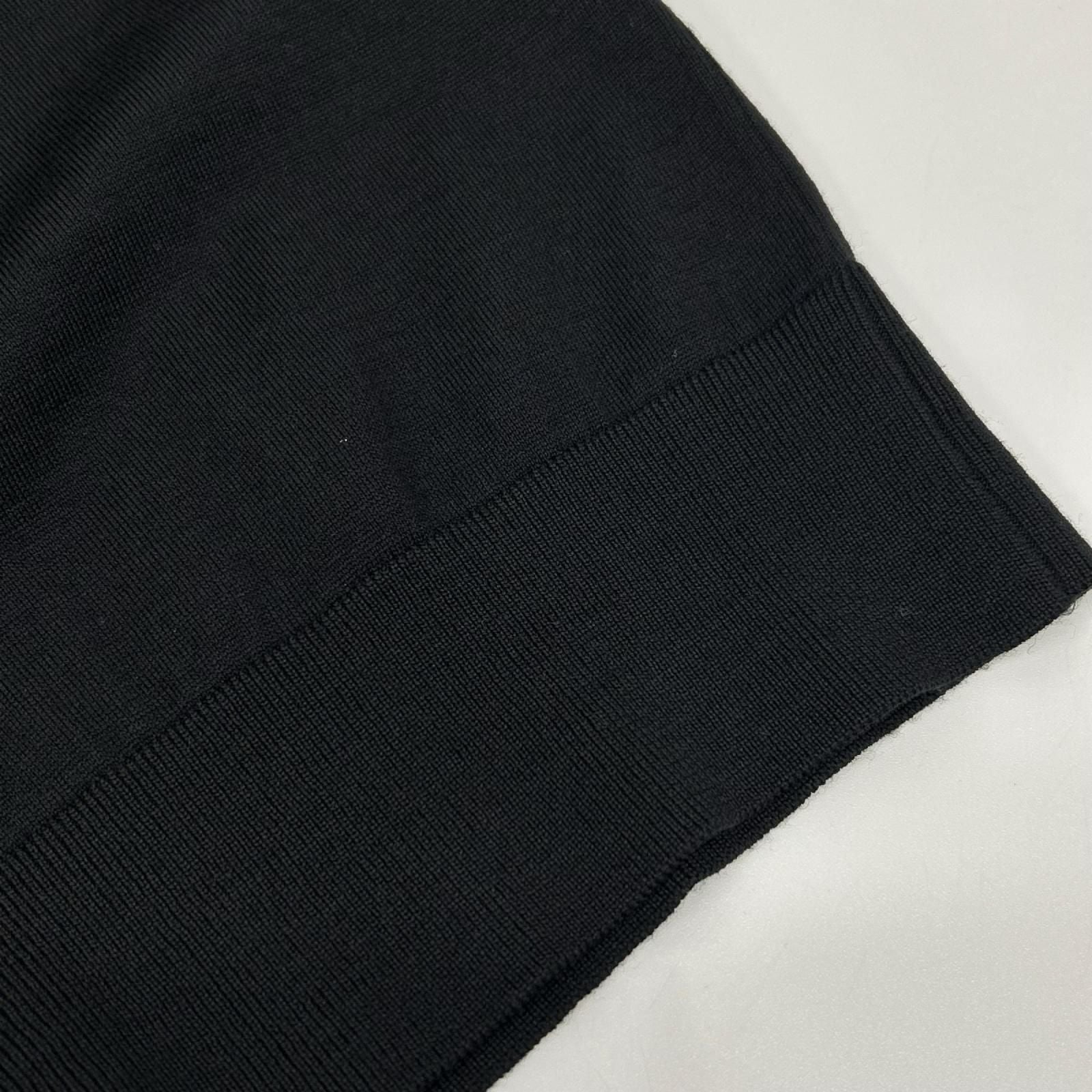 Dior Homme Kris Van Assche Era Black Trimmed Knit Sweater XS — view 8