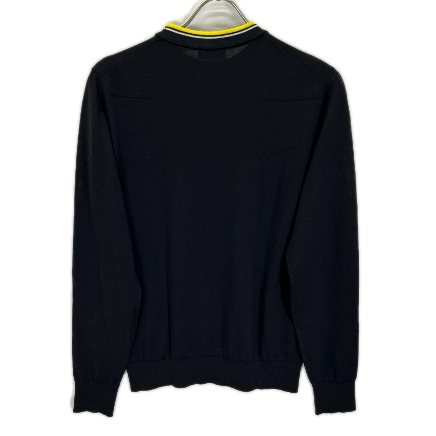 Dior Homme Kris Van Assche Era Black Trimmed Knit Sweater XS — view 2