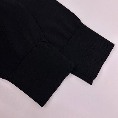 Dior Homme Kris Van Assche Era Black Trimmed Knit Sweater XS — view 6