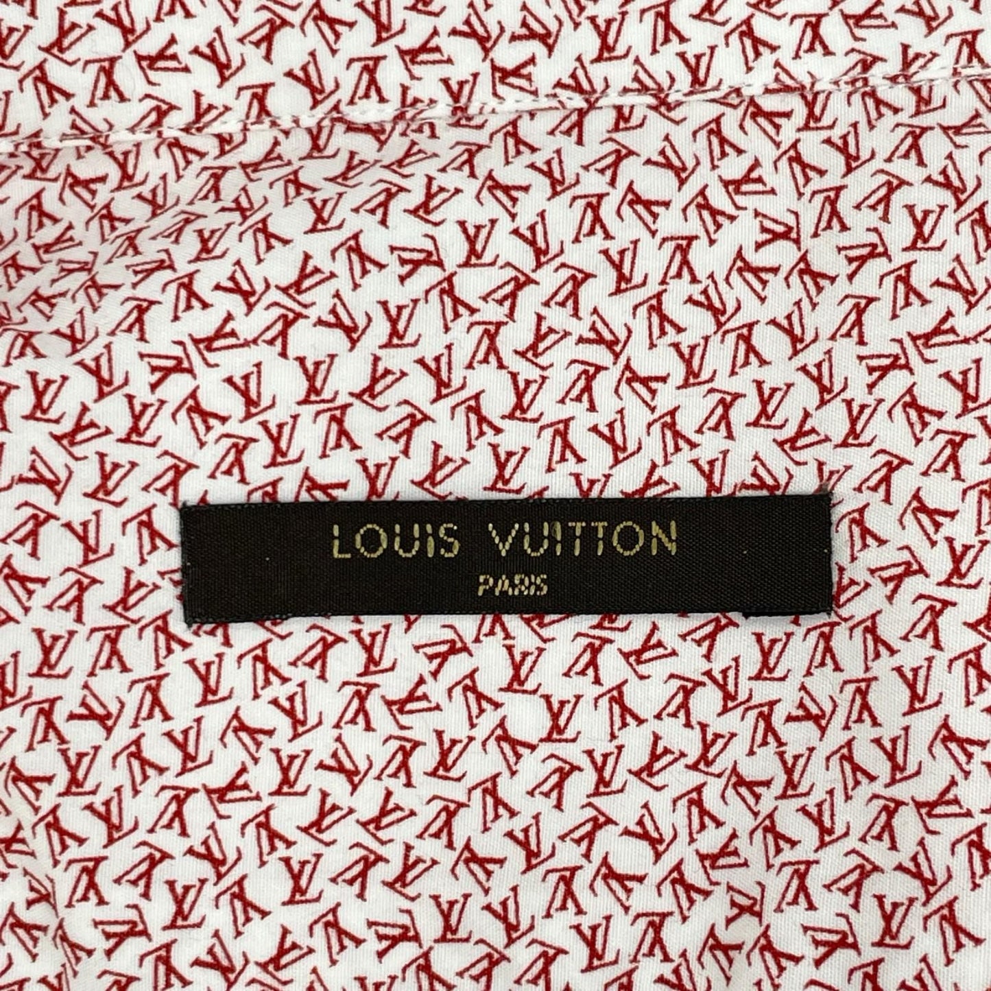 Louis Vuitton Kim Jones Era Micro LV Logo Shirt XS — view 4