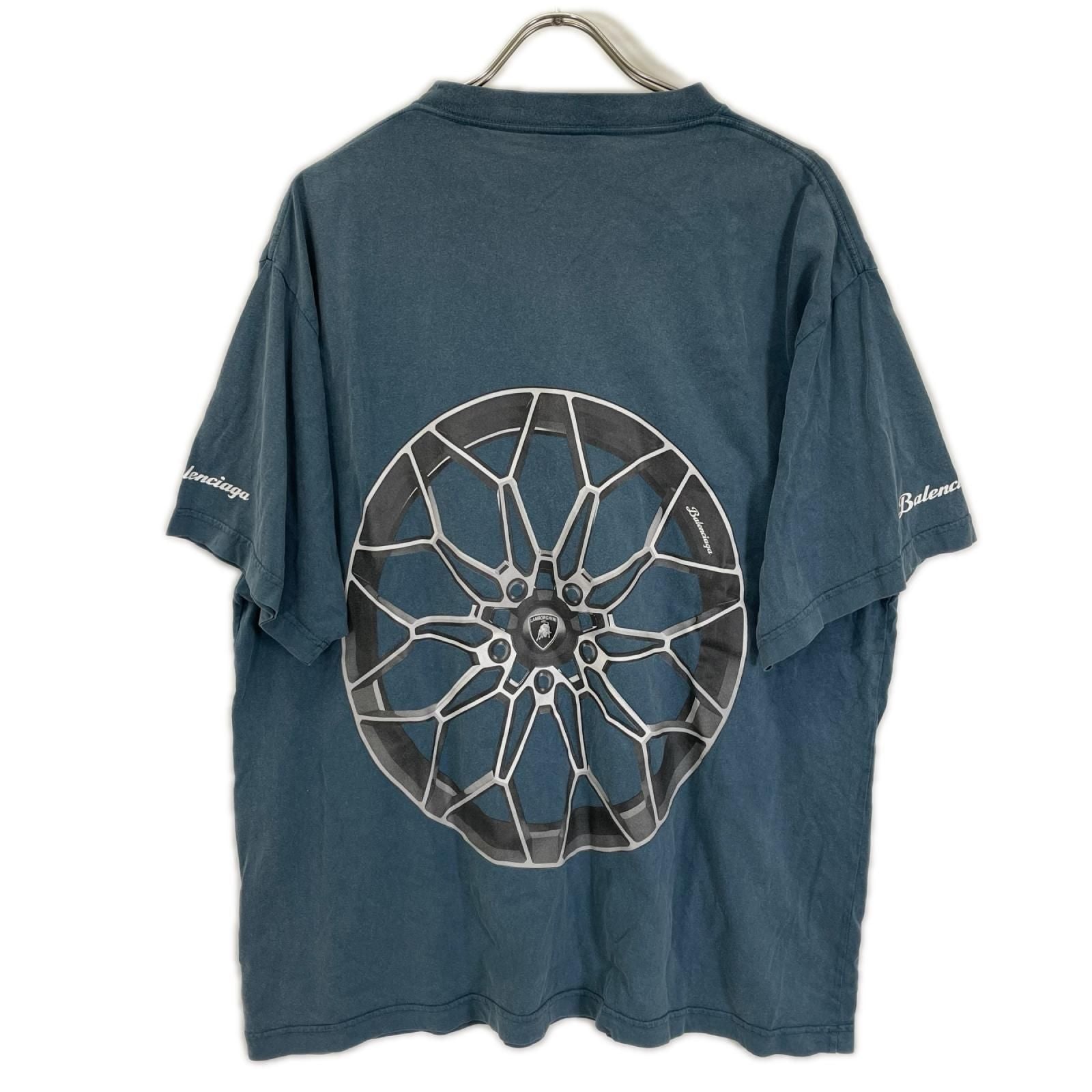 Balenciaga Lamborghini Logo Print T-Shirt — view 2