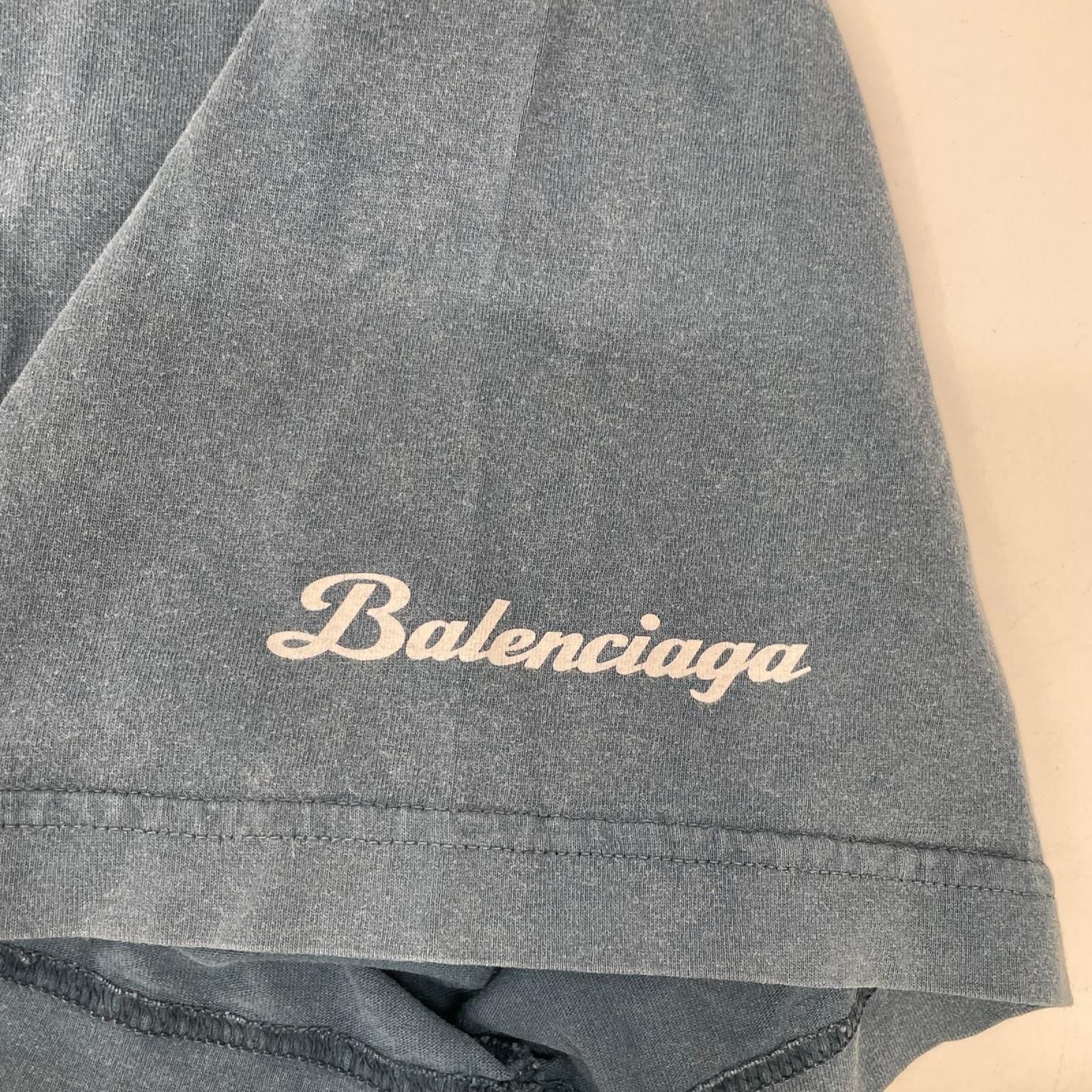 Balenciaga Lamborghini Logo Print T-Shirt — view 7