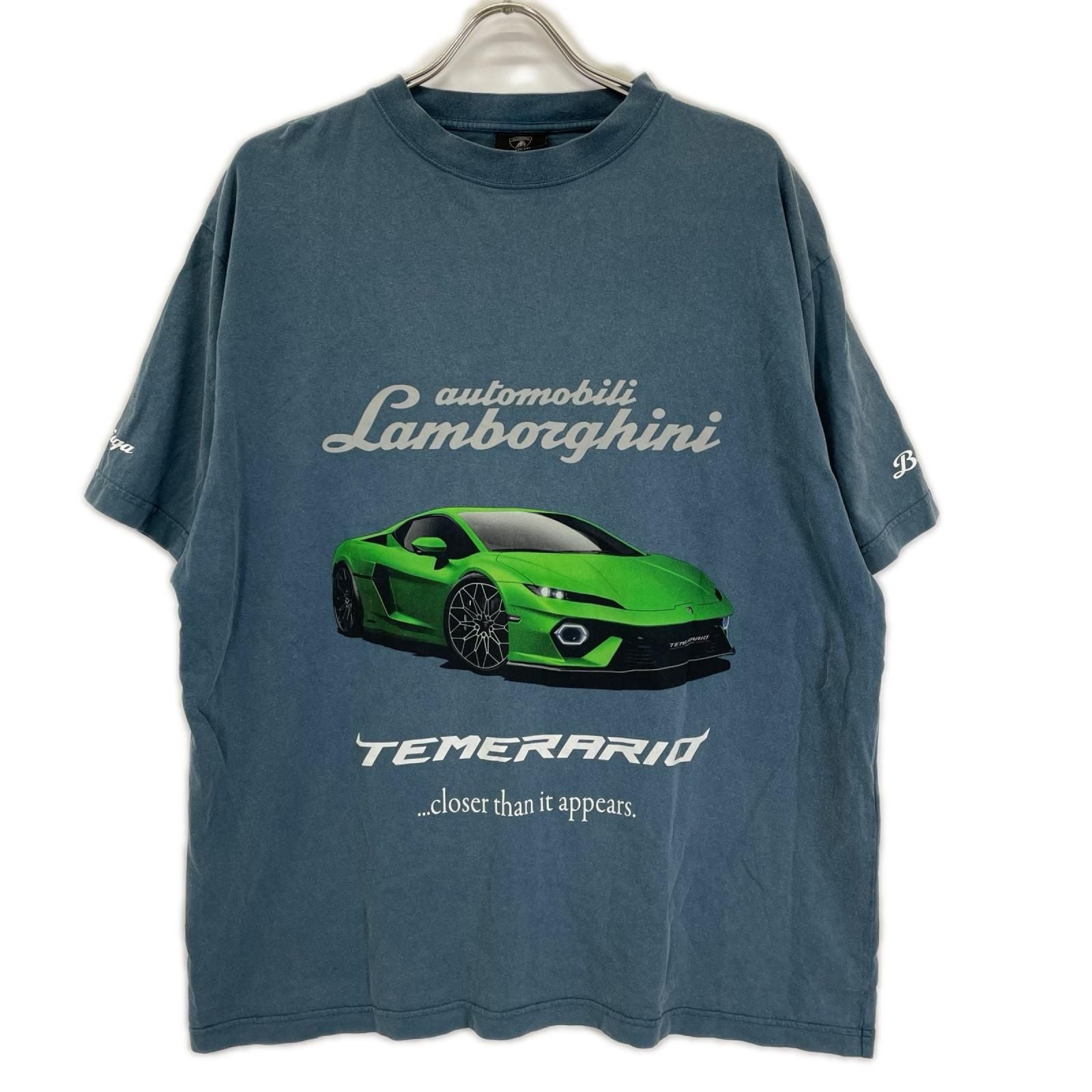 Balenciaga Lamborghini Logo Print T-Shirt