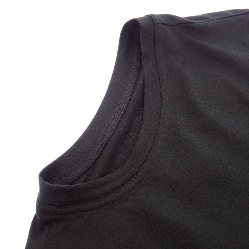 Hermes High Neck Sleeveless Top Silk Black Martin Margiela — view 5