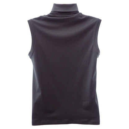 Hermes High Neck Sleeveless Top Silk Black Martin Margiela — view 2