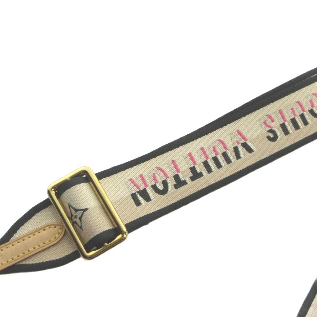 Louis Vuitton Shoulder Strap Signature Monogram Flower Jacquard Leather Logo — view 4