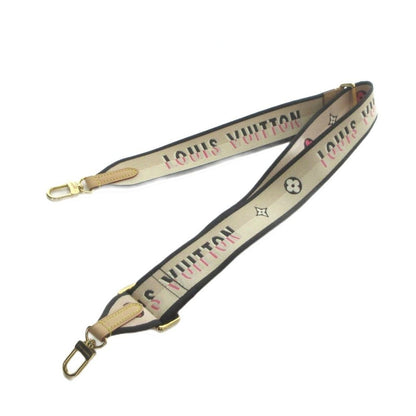 Louis Vuitton Shoulder Strap Signature Monogram Flower Jacquard Leather Logo — view 2